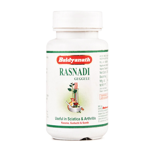 Раснади Гуггул (Rasnadi Guggulu) 80 табл, Baidyanath Раснади Гуггул (Rasnadi Guggulu) 80 табл, Baidyanath